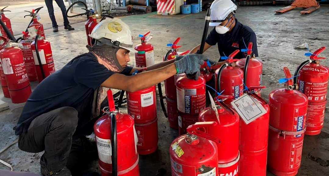 Fire extinguisher reinspection Fire extinguisher reinspection