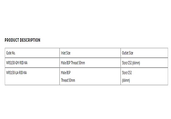 air release valve spec