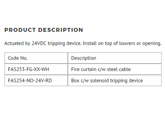 fcurtain spec