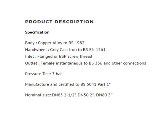 fhvbs5041 spec