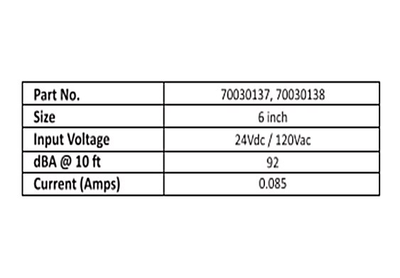 series 439d vibrating bell spec