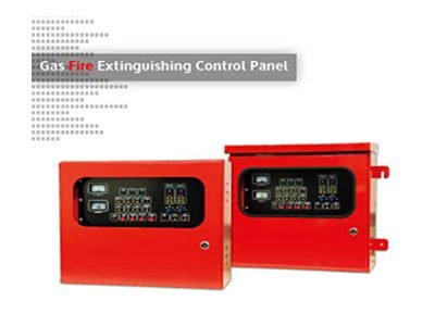 gas fire extinguishing panel