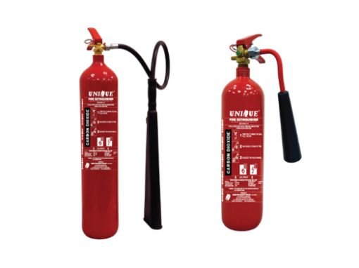 portable carbon dioxide fire extinguisher